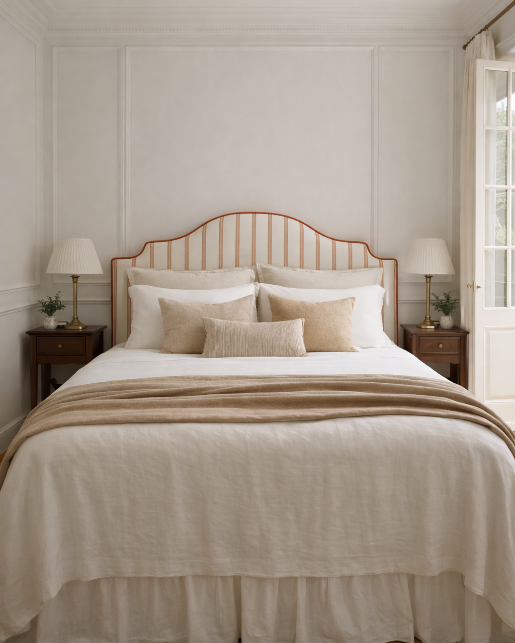 Cabecero Doble Sueve Rayas Caldera