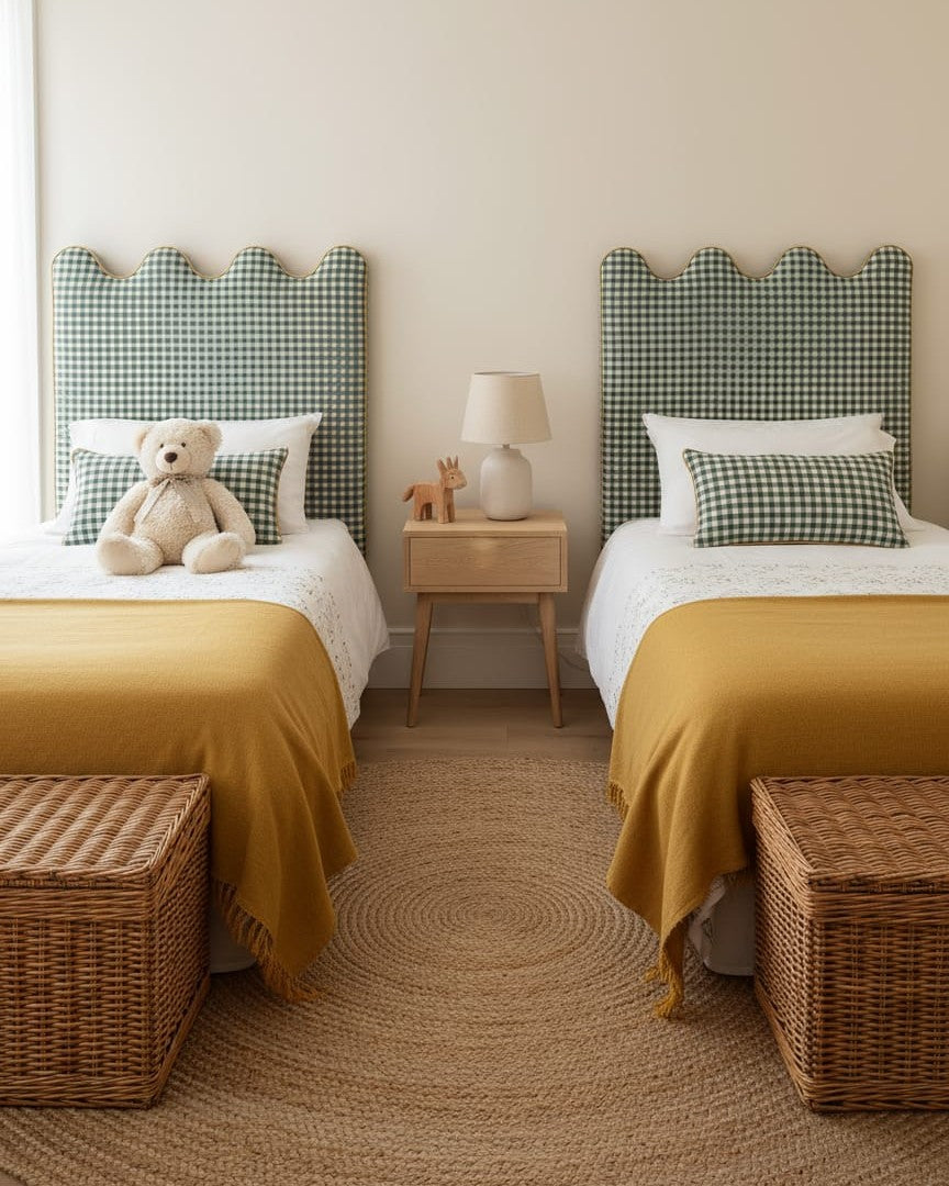 Cabecero Individual Ubiñas Vichy Verde