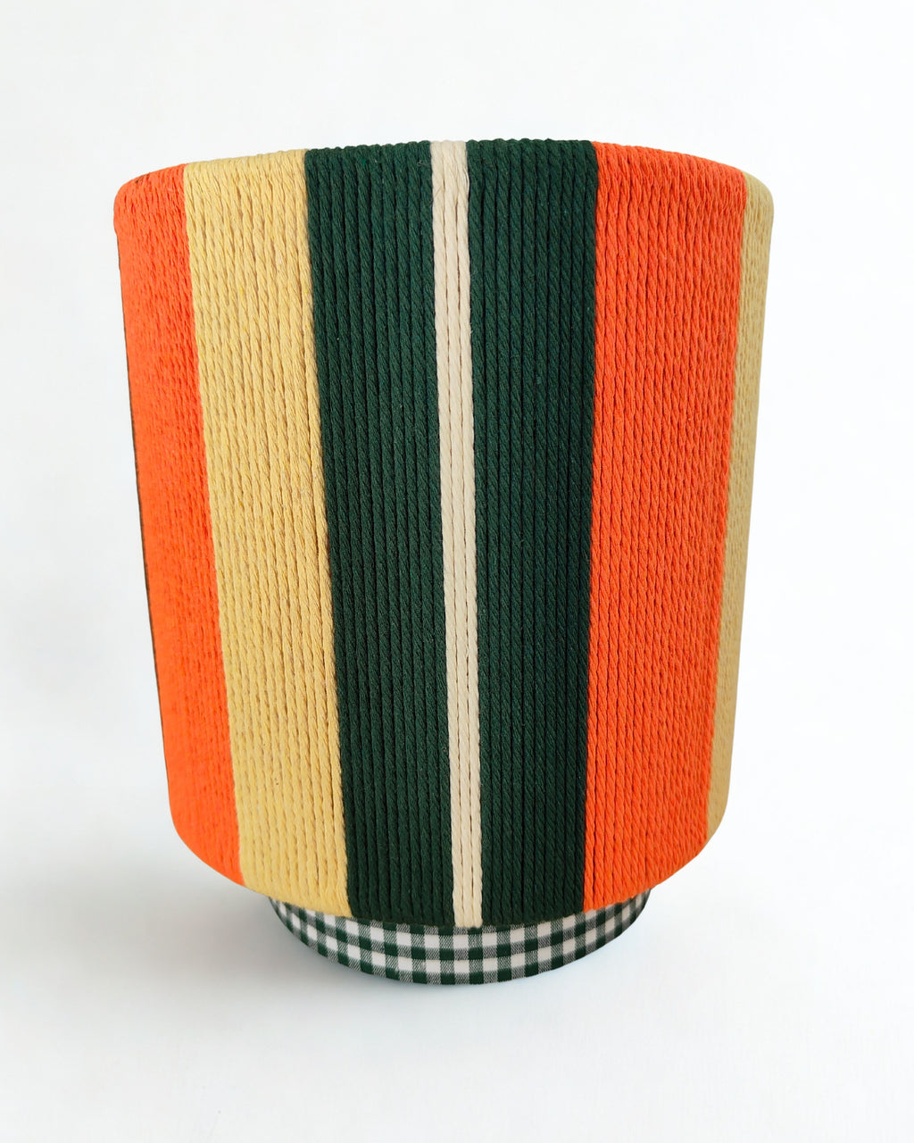 Lámpara Maia Verde-Naranja Vichy