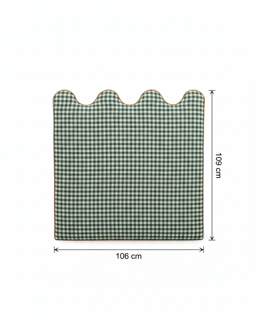 Cabecero Individual Ubiñas Vichy Verde